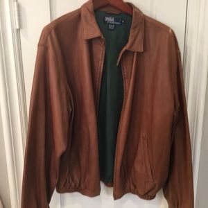 Ralph Lauren Casual Leather Jacket.